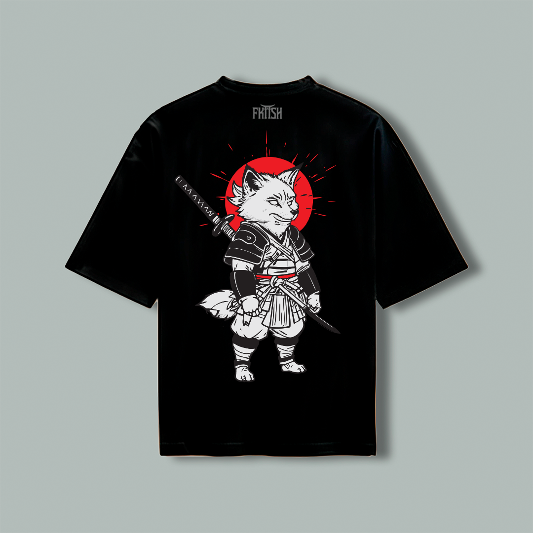 Playera Oversize Kichiro El Zorro Samurai