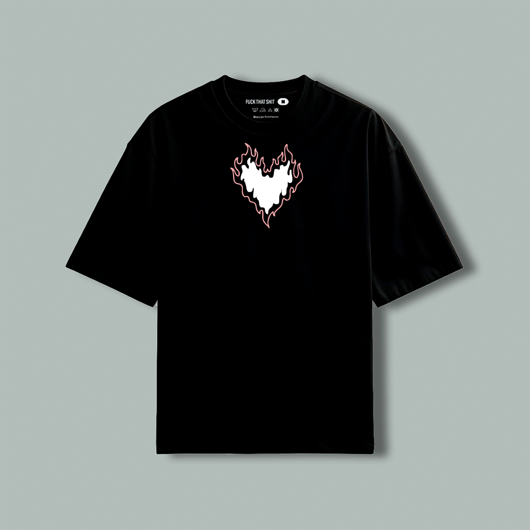 Playera Dragon Rosa Corazon
