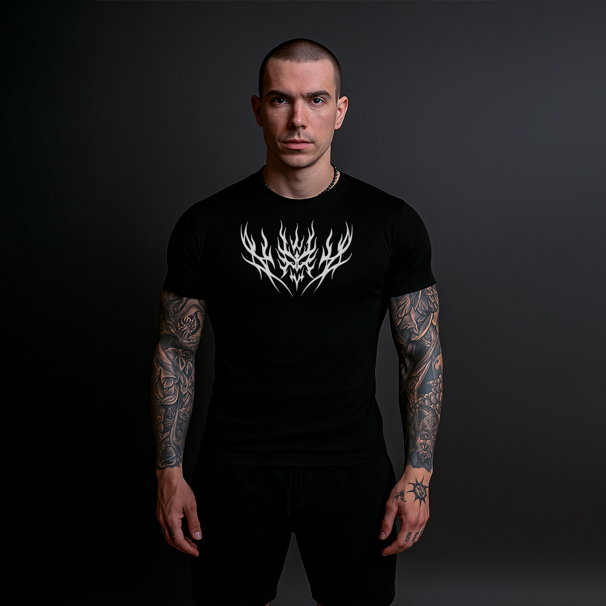 Playera Compresion Demon Back