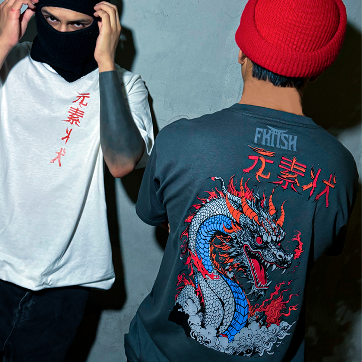 Playera Oversize The Dragón Hydro Elemental