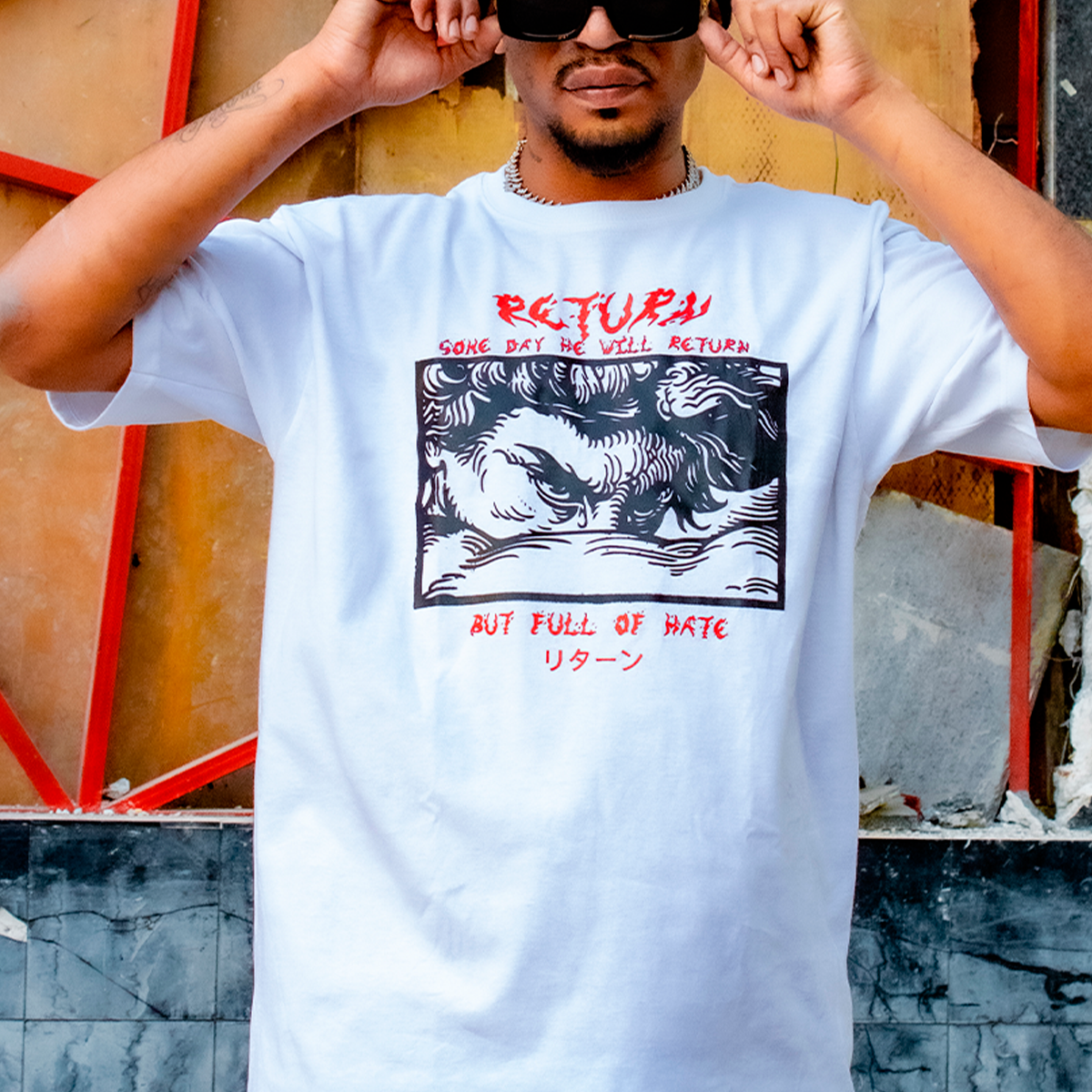 Playera Oversize Lucifer