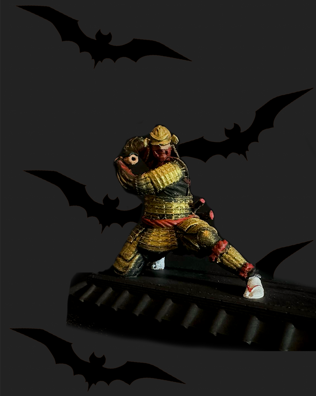 Porta inciensos samurai