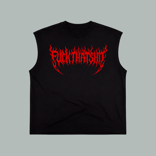 Playera Sin Mangas Prime Skull Flame