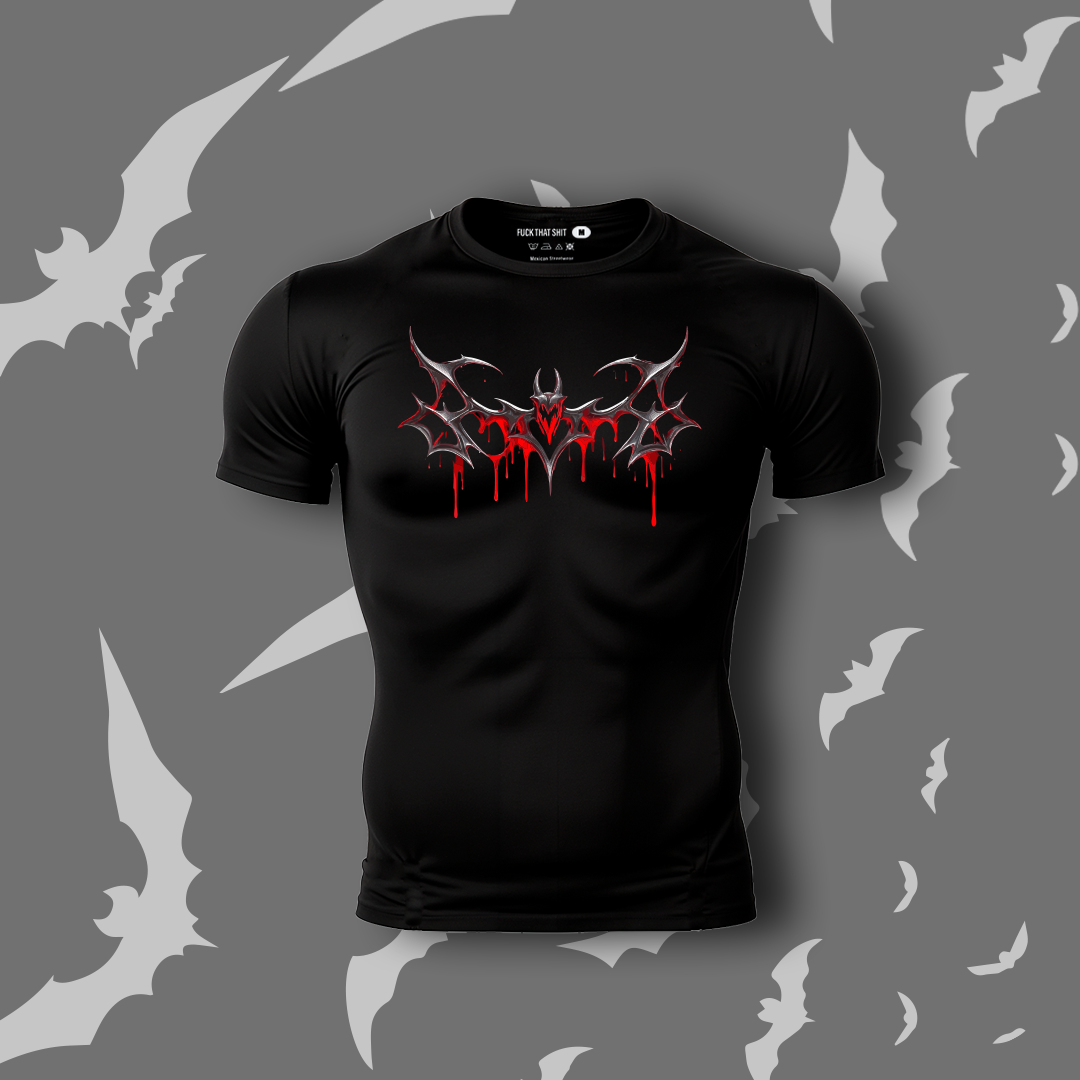 Playera Vampires De Compresión Moda Urbana