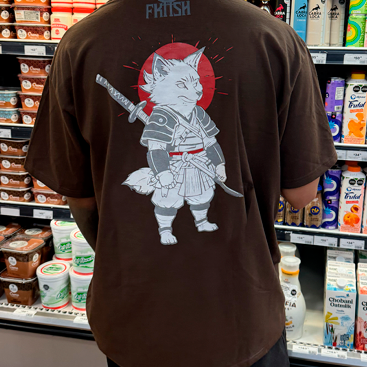 Playera Oversize Kichiro El Zorro Samurai