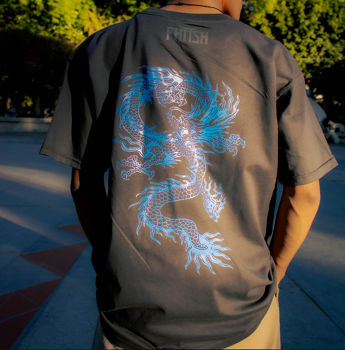 Playera Oversize Exclusiva Corazón Dragón
