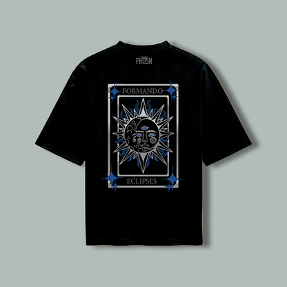 Playera Oversize Formando Eclipses