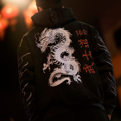 Hoodie Dragon Yuuki Moda Urbana