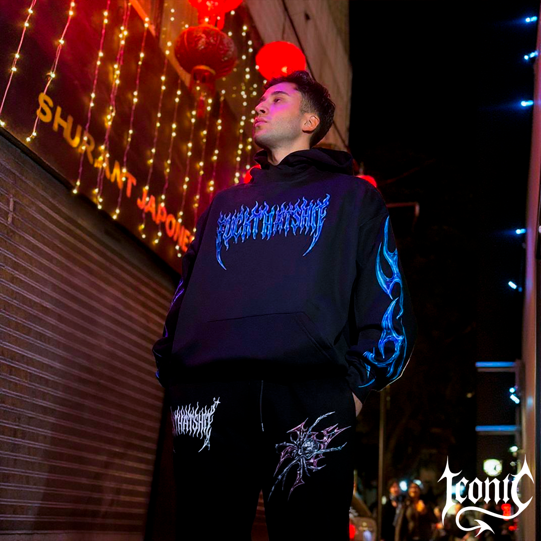 Hoodie Iconic Ice Chrome Samurai