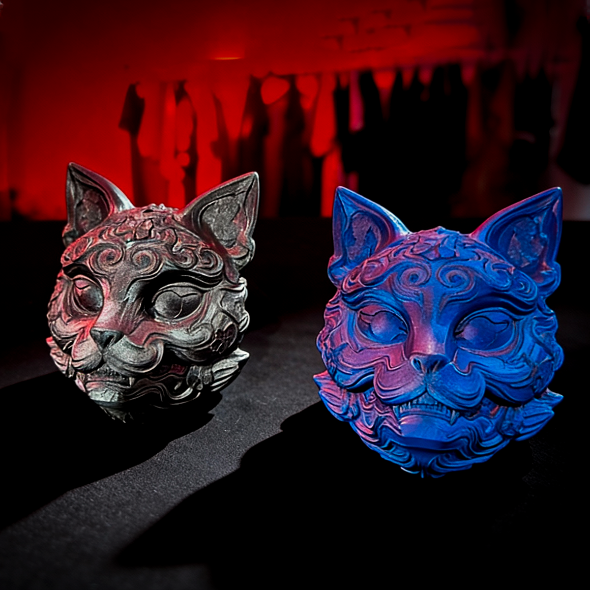 Kitsune Chrome Art Toy