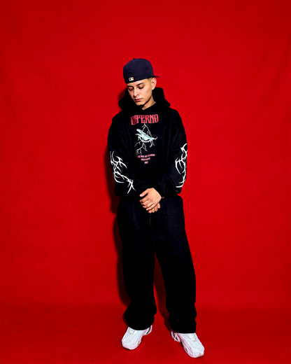 Hoodie Lucifer Con Cuernos