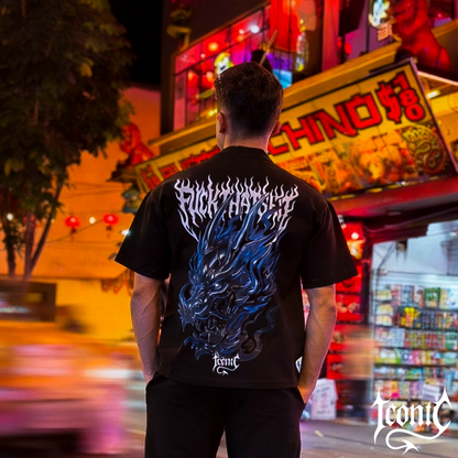 Playera Prime Iconic Dragon Fire Crhome