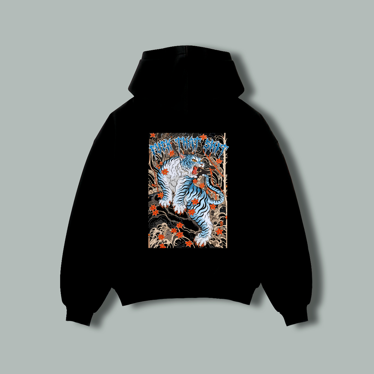 Hoodie New Tigre Blue Neo Streetwear