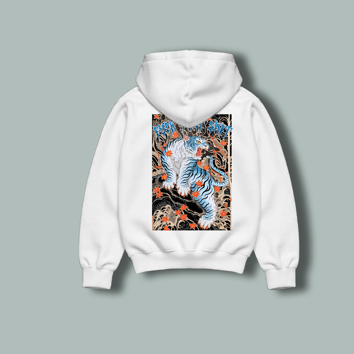 Hoodie New Tigre Blue Neo Streetwear