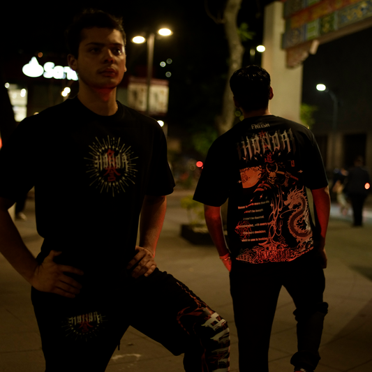 Playera Meiyo Demon Skull Samurai  Moda Urabana