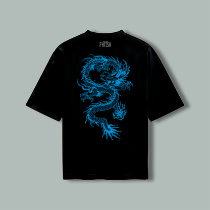 Playera Classic Oversize Exclusiva Corazón Dragón