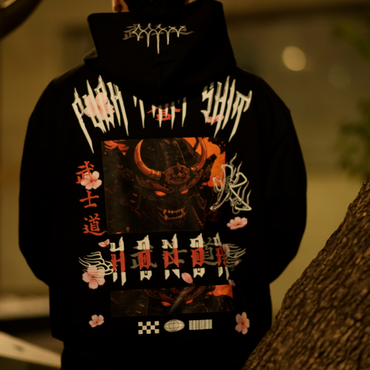 Hoodie Meiyo Demon Samurai  Streetwear