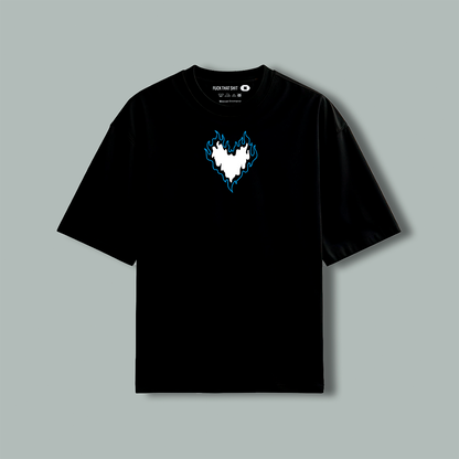 Playera Classic Oversize Exclusiva Corazón Dragón