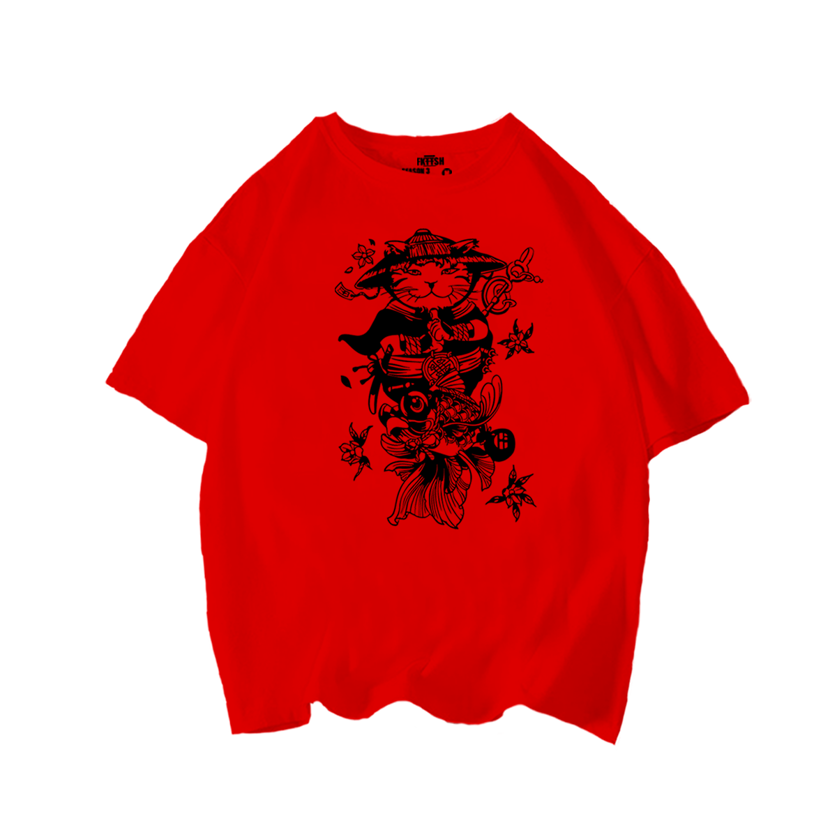 Playera Oversize Maestro Gatito