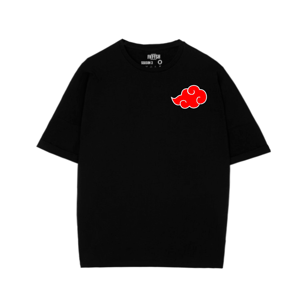 Playera Oversize Nube Akatsuki