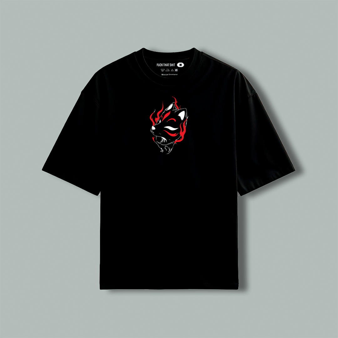 Playera Oversize Kichiro El Zorro Samurai