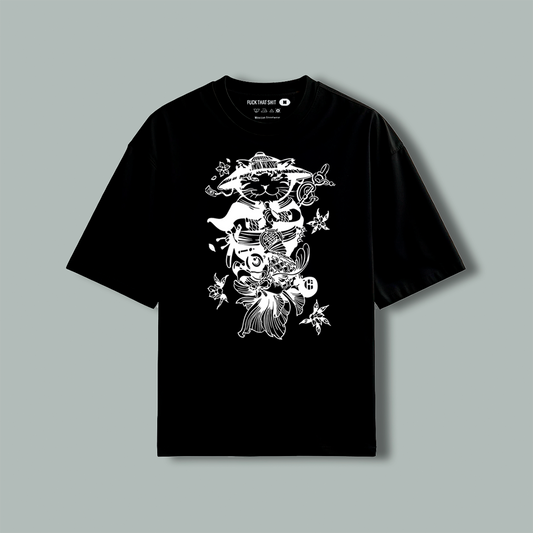 Playera Oversize Maestro Gatito