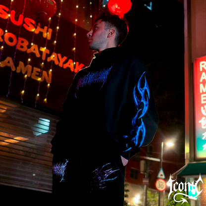 Hoodie Iconic Ice Chrome Samurai