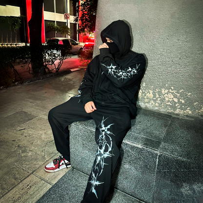 Hoodie Balaclava Shuriken Star