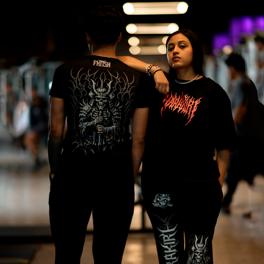 Playera Compresion Black Skull