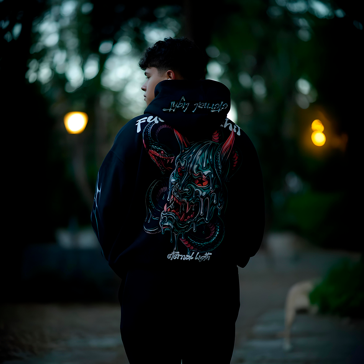 Hoodie Oni Chrome Snake