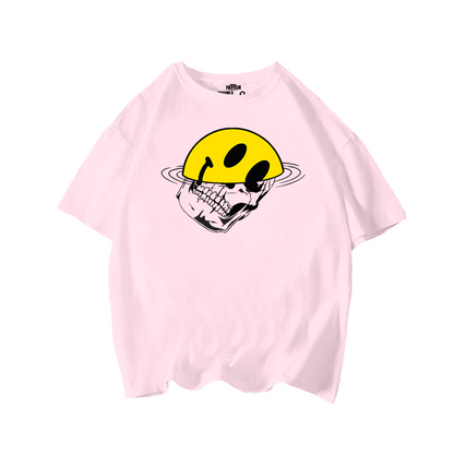 Playera Ovesize Carita Feliz Derritiéndose