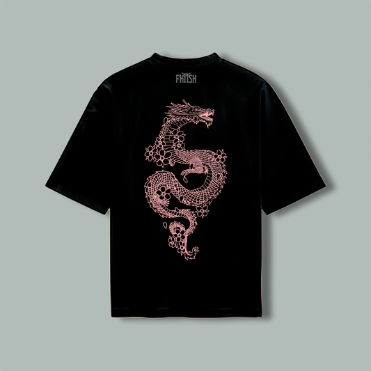 Playera Dragon Rosa Corazon