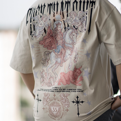 Playera Ultra Prime Jesus White Rider