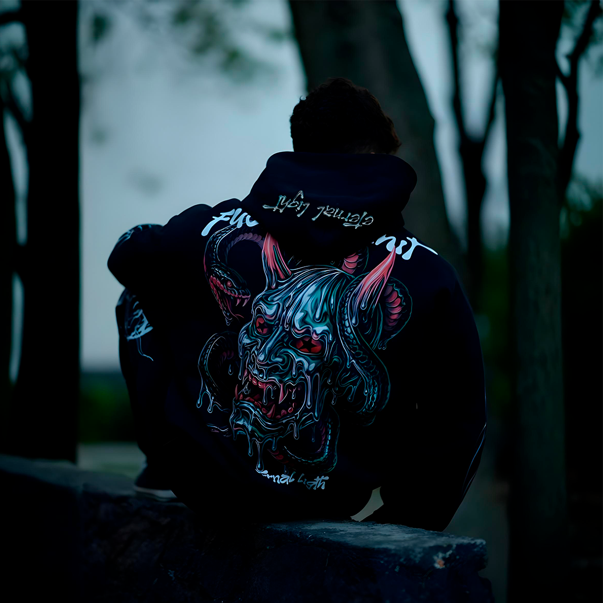 Hoodie Oni Chrome Snake