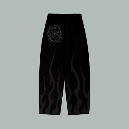 Jogger Baggy Black Fire