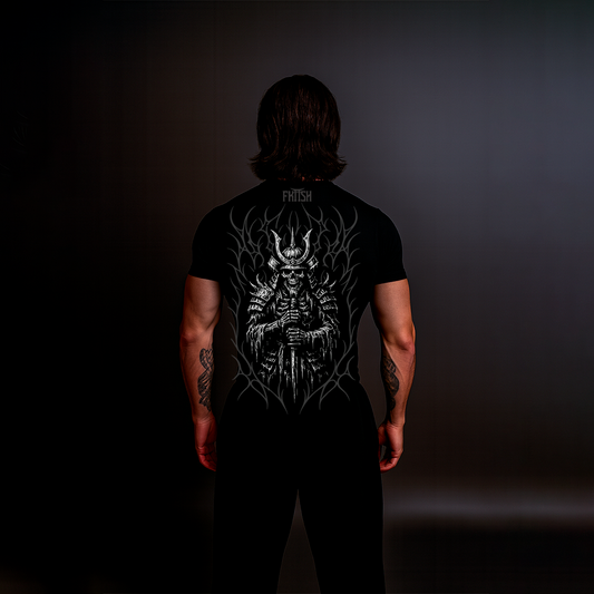 Playera Compresion Black Skull