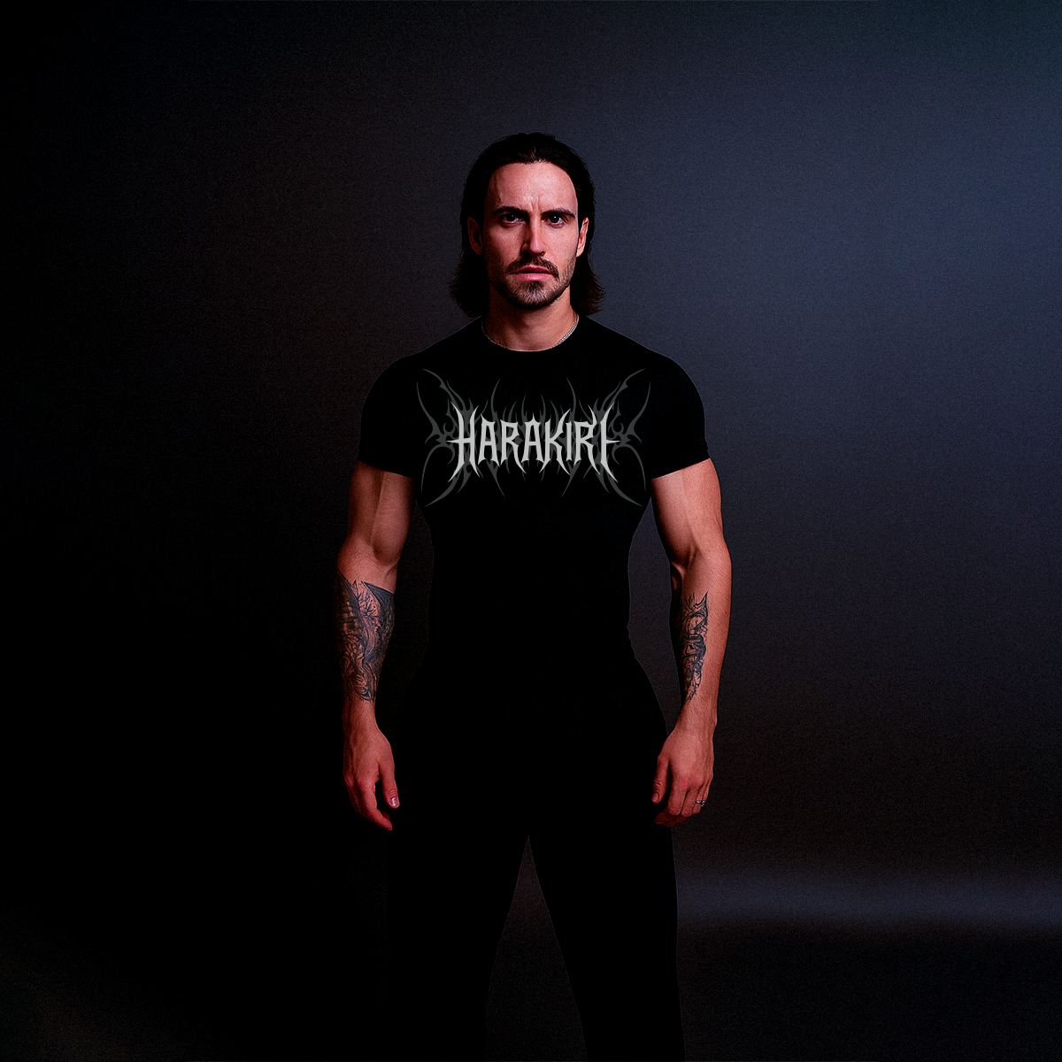 Playera Compresion Black Skull