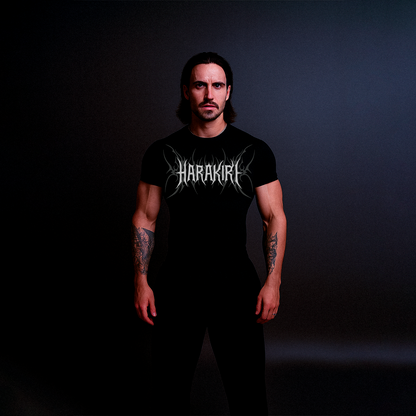 Playera Compresion Black Skull