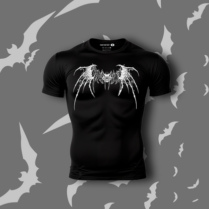 Playera Bat Strength De Compresión Moda Urbana
