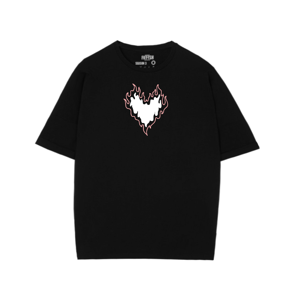 Playera Dragon Rosa Corazon