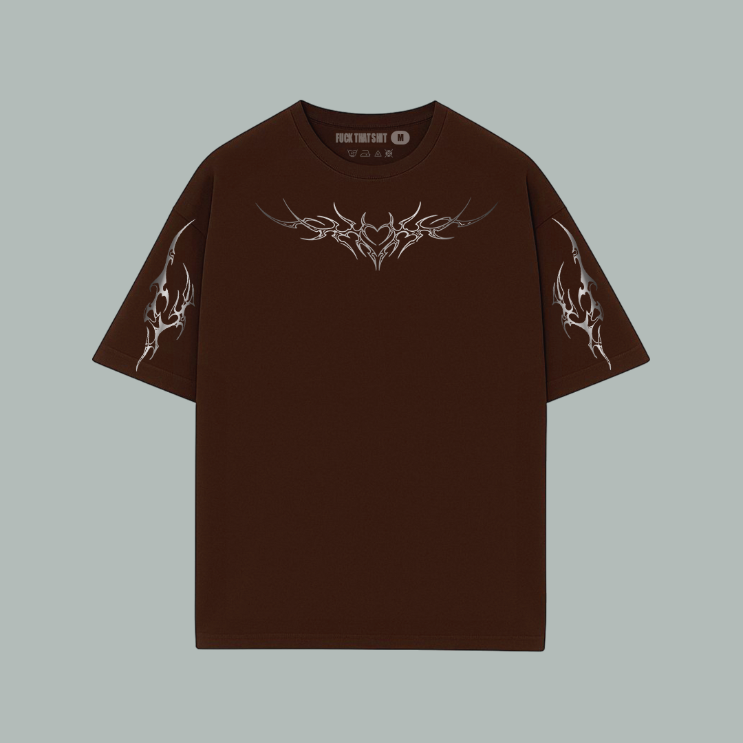 Playera Oversize Corazón Mayers