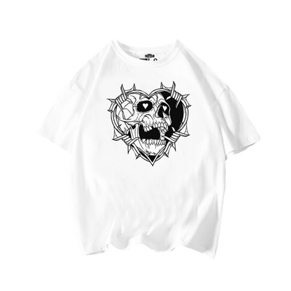 Playera Calavera Corazon