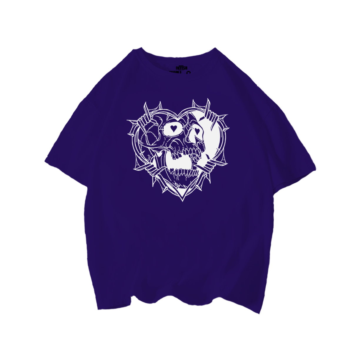 Playera Calavera Corazon