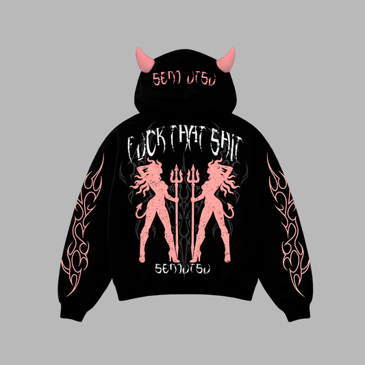 Hoodie Prime Con Cuernos DEVIL ANGELS