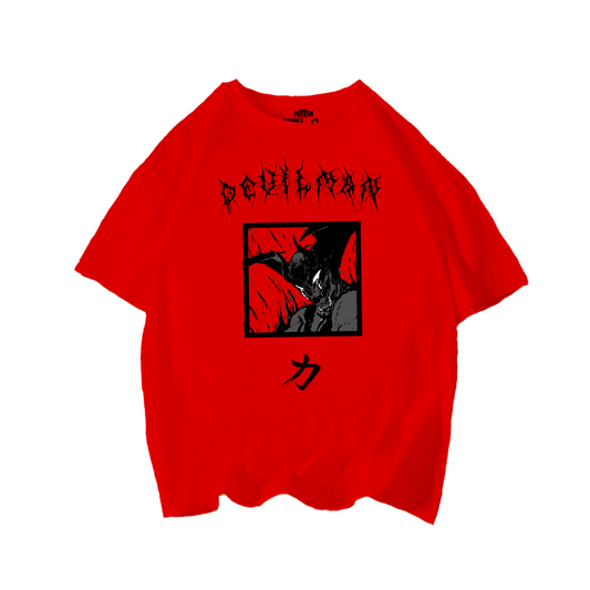 PLAYERA CLASICA OVERSIZE DEVILMAN