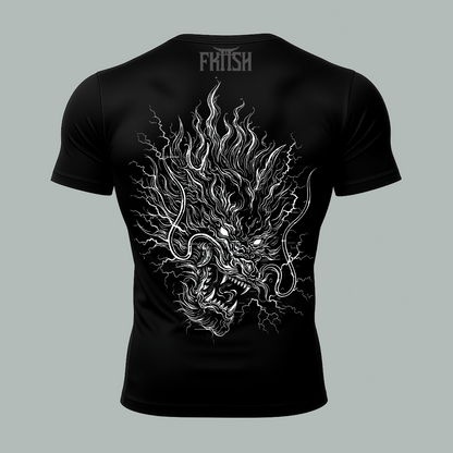 Playera Compresion Dragon Glitch