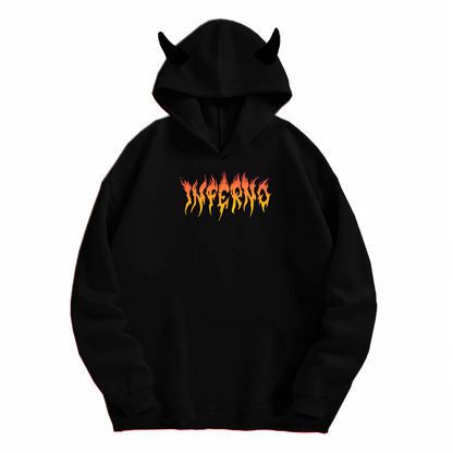 Sudadera Con Cuernos Demon Infierno