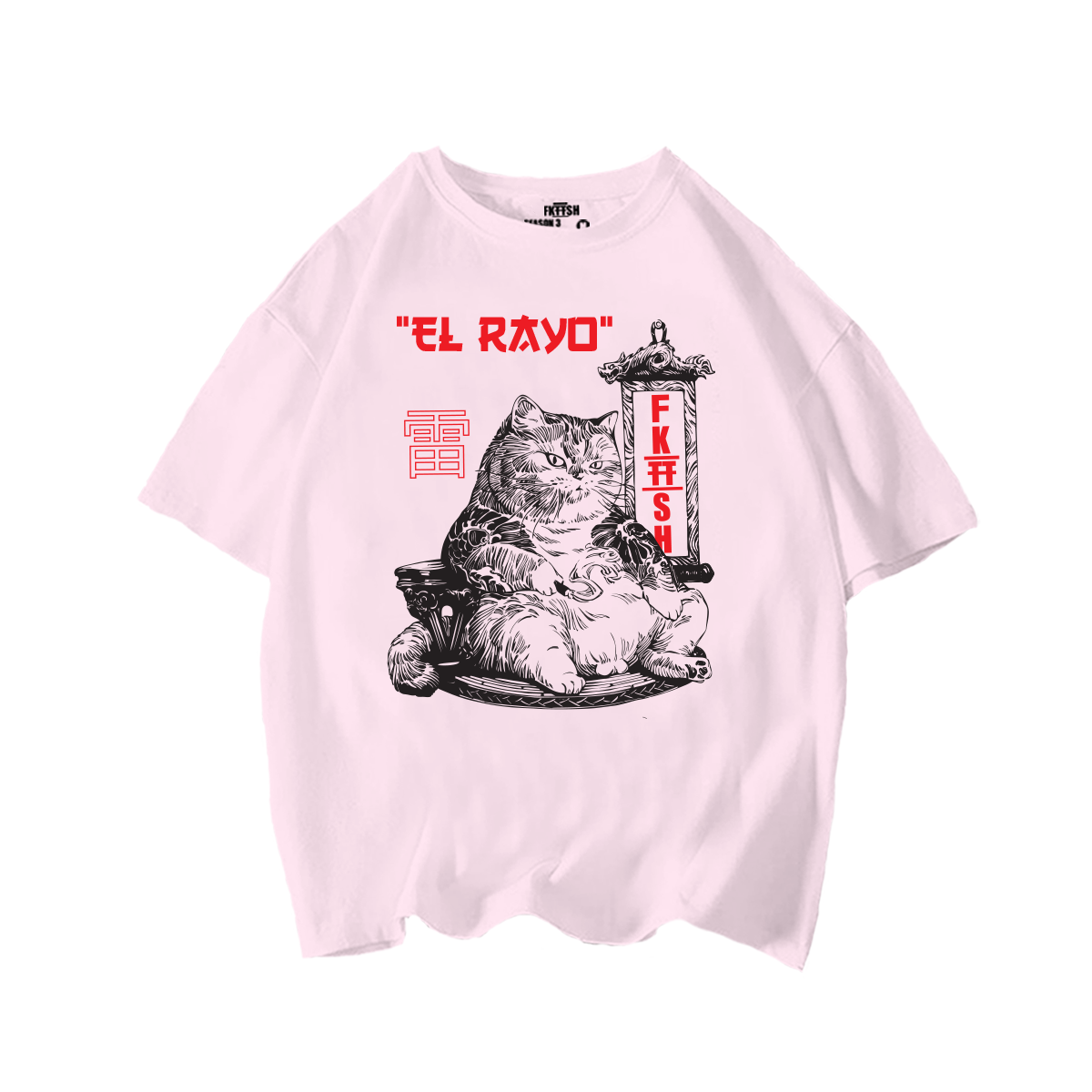 Playera Oversize Gato "El Rayo"