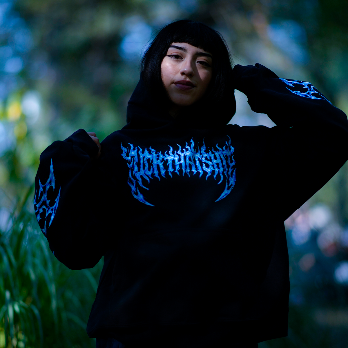 Hoodie Ice Chrome Cat Ronin