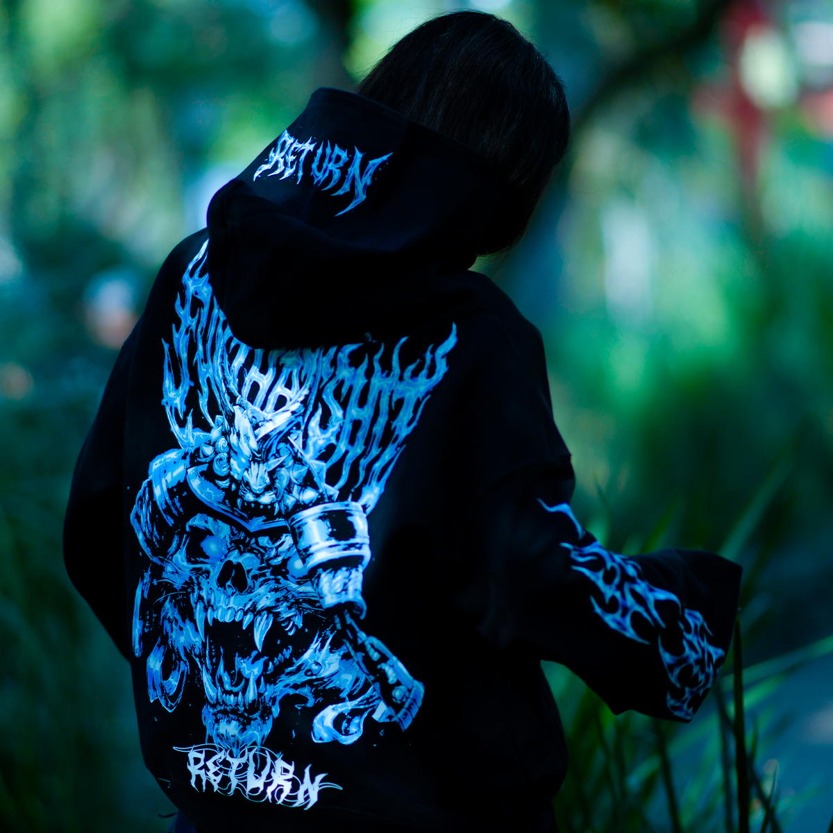 Hoodie Ice Chrome Cat Ronin